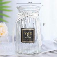 ราคา พร้อมส่ง แจกันดอกไม้ แจกันแก้วโปร่งใส ตกแต่งห้องนั่งเล่นให้เรียบง่าย แจกันดอกไม้สไตล์เกาหลีมินิมอล วินเทจ (7921176779)