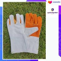 ราคา ถุงมือหนัง ถุงมือหนังท้องขุยฝ่ามือส้มยาว รุ่น 12 นิ้ว F01201 ถุงมือหนังช่างเชื่อม ถุงมือหนังงานช่าง ถุงมือโรงงาน ถุงมือหนังยาว 0 กก (20046616253)