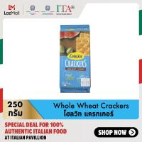 ราคา โคลุสซี่ โฮลวีท แครกเกอร์ 250 กรัม Colussi Whole Wheat Crackers 250 g (9631556621)