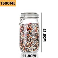 ราคา โหลแก้วสูญญากาศ โหลแก้ว โหลแก้วมีฝาปิด โหลสูญญากาศ โหลแก้ว ขวดโหล มีฝาปิดกันอากาศเข้า Borosilicate glass storage tank โหลแก้วสูญญากาศ (17900067807)