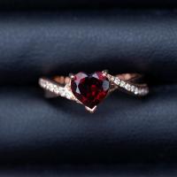 ราคา แหวนพลอยโกเมนจันทบุรี Garnet เรือนเงินแท้92 5 ชุบพิ้งโกล์ พลอยสีแดงอมน้ำตาล เนื้อใส ไซส์นิ้ว 52 เบอร์ 6 US มีใบรับประกันสินค้าจากทางร้าน (16752495903)