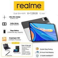 ราคา 2023 NEW Realme Tablet PCแท็บเล็ต 10 5 Inch Android 11 12GB RAM 512GB ROM สองซิม 4G รองรับซิมการ์ดทุกเครื่อข่าย (19024462822)