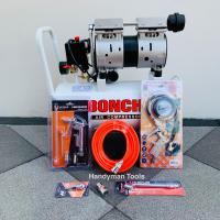 ราคา BONCHI แบรนด์ดัง เสียงเงียบกริบ ปั๊มลม ปั๊มลมโรตารี่ ปั๊มลมออยฟรี 30 ลิตร รุ่น 1000W อุปกรณ์เสริมตามในรูปครับ (14222693761)