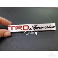 ราคา ป้ายโลโก้เพลท trd sportivo สีแดง ดำ (1109562087)