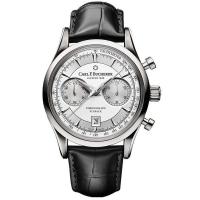 ราคา นาฬิกาข้อมือ สายหนัง สไตล์คลาสสิก สําหรับผู้ชาย Carl F Bucherer นาฬิกาข้อมือโครโนกราฟ หรูหรา สีดํา สไตล์นักธุรกิจ สําหรับผู้ชาย (19518383031)