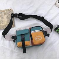 ราคา กระเป๋าคาดอก คาดเอว แฟชั่น ผ้าไนล่อน ป้ายโลโก้ปัก กระเป๋าคาดหน้าอกฮิปฮอป กระเป๋าคาดอก เทรนด์ญี่ปุ่น ฮิปฮอป (19832129751)