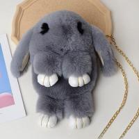 ราคา กระเป๋ากระต่ายขนนุ่มนิ่ม กระต่ายขนยาวสุดน่ารัก กระเป๋าสะพายข้าง BAG05 (18235587098)
