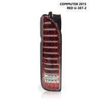 ราคา ไฟท้าย รถตู้ commuter led วาเลนติ ไฟท้ายแต่ง รถตู้ หลังคาสูง สีสโมค taillamp hiace commmuter 2008 2017 (14891327384)