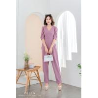 ราคา BE JL13 Jumpsuit จั้มสูทขายาว ไขว้หน้า ผ้ายืดทั้งตัว มีไซส์สาวอวบ M L36 40 L XL40 44 ชุดผู้หญิง ชุดสาวอวบ ชุดออกงานหรูๆ ชุดทำงาน แฟชั่นผู้หญิง (14202237000)