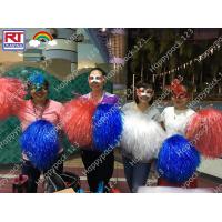 ราคา พู่เชียร์กีฬา หนา ฟู พริ้ว สีส้ม สีฟ้า สีชมพู สีม่วง สีเหลือง สีเขียว สีแดง สีขาว สีบานเย็น สีน้ำเงิน (18863735420)