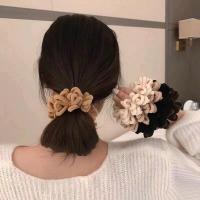 ราคา La jadore ยางรัดผมโดนัท ผ้าไหมพรม ยางมัดผมเกาหลี สีพาสเทลสวยๆ girl hair band rubber band chic and beautiful hairrope (19855020703)