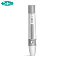 ราคา Cofoe Lancing Devices 50 Lancets การทดสอบเบาหวานปากกาปรับความลึก Lancing ปากกาสำหรับ Cupping Therapy และได้รับ Capillary เลือดตัวอย่าง (17185159057)