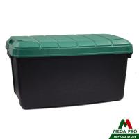 ราคา Megapro กล่องพลาสติกหนา 55 ลิตร รุ่นรถถัง ไม่มีล้อ มีฝาล็อค (16322623924)