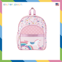 ราคา Stephen joseph กระเป๋าเป้เด็ก ยอดนิยมจากอเมริกา ฟรีสติ๊กเกอร์ติดชื่อ สำหรับเด็กอนุบาลและประถม กระเป๋านักเรียนน่ารัก น้ำหนักเบา ช่องใส่ของกว้าง ใส่สมุดขนาดA4ได้ CLASSIC BACKPACK UNICORN กระเป๋าสะพายหลั