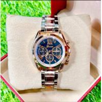 ราคา นาฬิกาแบรนด์ GENEVA งานแท้ กันน้ำ สายพิ้งโกลด์ ขอบเรียบ หน้าปัดสไตล์ MK (19692422348)