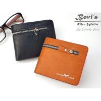 ราคา กระเป๋าสตางค์ผู้ชาย กระเป๋าตังค์ รุ่นพิเศษซิปเพิ่ม ด้านหน้า BOVIS MEN WALLET BAGS พร้อมส่งจากไทย (1383956170)