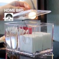 ราคา กล่องอะคริลิค กล่องใส่สำลีกล่องเก็บสำลีและใส่สำลีแผ่น103 (1133304583)