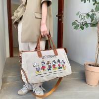 ราคา กระเป๋าเดินทางลายการ์ตูน กระเป๋าเดินทางกระเป๋าฟิตเนสเเบบถือ พร้อมหูจับเเละสายสะพาย รุ่นใหม่มีช่องใส่รองเท้า สินค้าในไทยพร้อมส่ง (18334323081)