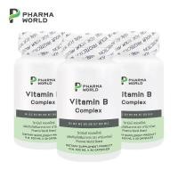 ราคา วิตามินบีรวม x 3 ขวด ฟาร์มาเวิลด์ Vitamin B Complex Pharma World Vitamin B1 B2 B3 B5 B6 B7 B9 B12 วิตามิน บี1 บี2 บี3 บี5 บี6 บี7 บี9 บี12 มัลติวิตามินบี (20121896811)