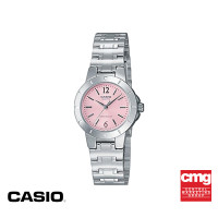 ราคา CASIO นาฬิกาข้อมือ CASIO รุ่น LTP 1177A 4A1DF วัสดุสเตนเลสสตีล สีชมพู (4963360553)