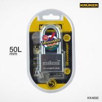ราคา ส่งฟรี กุญแจ KRUKER 50L mm คอยาว ดอกกุญแจชุบนิเกิล ลูกกุญแจ 4 ดอก (131804277)