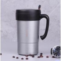 ราคา แก้วกาแฟมีหูจับ เก็บความเย็น ความร้อน พร้อมฝาปิด COFFEE 580ml (19661474173)