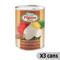 ราคา เงาะสอดไส้สับปะรดในน้ำเชื่อม ตราพีเจี้ยน 565g ฝาดึง แพ็ค 3 กระป๋อง (20058980470)