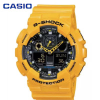 ราคา COM Shop CASIO G SHOCK นาฬิกาข้อมือผู้ชาย รุ่น GA 100 1A1DR สีดำ black ของแท้100 ประกันCMG (9357021092)