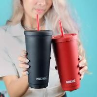 ราคา แก้วทัมเบลอร์เนสกาแฟ ดำ แดง แก้วเนสกาแฟ สีแดง สีดำ สินค้าพรีเมี่ยม แก้วเนสกาแฟไอซ์ทัมเบลอร์ สุดคูล พร้อมหลอดแข็งสีแดง แถมฟรี (11291595296)