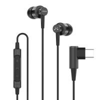 ราคา SoundMAGIC ES30D ดิจิตอล USB C หูฟัง Type C หูฟังพร้อมไมโครโฟนไฮไฟสเตอริโอหูฟังที่มีประสิทธิภาพเบสเสียงแยกเข้ากันได้กับอุปกรณ์ Android สีดำ (6358936527)