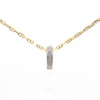ราคา Happy Jewelry จี้เพชรครึ่งวงจิ๋ว ทองแท้ 9k 37 5 เพชรเกสร PD119 (19951173456)