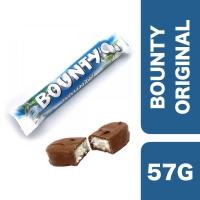 ราคา Bounty Chocolate Bar 57g บาว์นตี้ ช็อกโกแลตบาร์ 57 กรัม (10735026638)