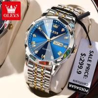ราคา ประกัน 1 ปี OLEVS ของแท้ นาฬิกา ผู้ชาย สายสแตนเลส กันน้ํา สีเงิน นาฬิกาข้อมือผู้ชาย (18569523536)