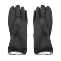 ราคา ถุงมือยางสีดำแบบหนา มีซับใน ตรากระทิง (20249838147)