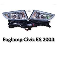 ราคา ไฟตัดหมอก honda civic es 2003 ไฟสปอร์ตไลท์ ฮอนด้า ซีวิค ไดเมนชั่น foglamp honda civic es 2003 (10774453615)