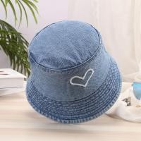 ราคา หมวกบักเก็ต ผ้ายีนส์ ปักหัวใจ มี 3 สี BUCKET (19985169131)