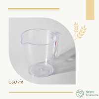 ราคา เหยือกตวง ถ้วยตวง แก้วตวงพลาสติก หนาอย่างดี ทนความร้อน Nature Kombucha (15509951357)