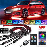 ราคา LEDไฟใต้ท้องรถ120CM 150CM Car RGB light กันน้ำ หลอดไฟสี กันน้ำ DC12V ไฟใต้ท้องรถยนต์ ไฟติดใต้ท้องรถ ไฟใต้ท้อง พร้อมรีโมท เปลี่ยนสี (19997837686)