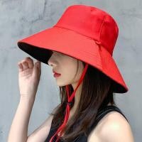 ราคา หมวกบักเก็ต สีพื้น Bucket ใส่ได้ 2 ด้าน หมวกกันแดด หมวกมีเชือกรัดคาง หมวกแฟชั่น (4600316904)