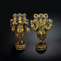 ราคา พระพิฆเนศ พระพิฆเนศปางตรีมุข พระพิฆเนศ 3 เศียร ประทับยืนประทานพร เป็นผู้มีชัยในสามโลก (20155510566)