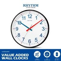 ราคา RHYTHM นาฬิกาแขวน ขอบสีดำ ตัวเลขฟ้า แดง 30 6 ซม เข็มเดินเงียบ ดีไซน์มินิมอล หน้าปัดขาว มองเห็นตัวเลขชัดเจน (20170382672)