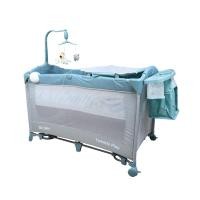 ราคา GLOWY Twinkle Play Playard 3 in 1 Basinett Bedside Crib Playard เพลเพนขนาดใหญ่ ปรับระดับได้ 2 ชั้น (19953983533)