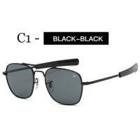 ราคา แฟชั่นใหม่นักบินแบรนด์ผู้ชายแว่นกันแดดนักออกแบบกองทัพอเมริกันออปติคอล AO แว่นตากันแดด AO8054 (17161928883)