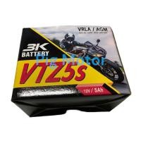 ราคา แบตเตอรี่ 12V มอเตอร์ไซค์ ยี่ห้อ 3K VTZ5S 12V5AH แบต มอเตอร์ไซค์ แบตแห้ง WAVE ทุกรุ่น FINO MIO NEW CLICK110 I CLICKคาร์บู (20096623510)