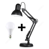 ราคา โคมไฟตั้งโต๊ะ led โคมไฟตั้งโต๊ะทำงาน โคมไฟตั้งโต๊ะ โคมไฟอ่านหนังสือ ไฟอ่านหนังสือ table lamp โคมไฟโต๊ะทำงาน หมุนได้ 360 องศา ใช้กับหลอดE27 OfficeME (17072720184)