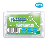 ราคา ไหมขัดฟัน ไม้จิ้มฟัน 50ชิ้น กล่อง วัสดุเกรดอาหาร ไม้จิ้มฟันสำหรับพกพา ไหมขัดฟันชนิดด้าม เส้นกลม และแบน ไม้จิ้มฟัน สำหรับพกพา HZ318 (19985798585)