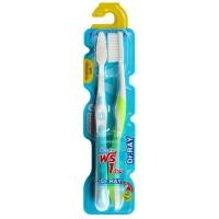 ราคา แพ็คคู่คุ้มกว่า Dr RAY Fine Clean แปรงสีฟันหัวเรียวขนนุ่ม ด้ามจับหุ้มยางกันลื่น D24 (20113151021)