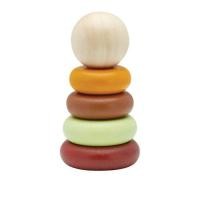 ราคา PlanToys My First Stacking Modern Rustic ของเล่นเสริมพัฒนาการ ประเภท Babies สำหรับเด็กอายุ 12M ขึ้นไป (18147417736)