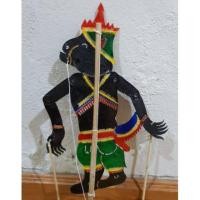 ราคา หนังตะลุง ชื่อ ลูกหมี ใส่ชุดมโนราห์ ขนาดสูง 25cm (18854110510)