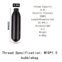 ราคา ขวดถัง M18 1 5 PCP ขวดอลูมิเนียมก้นกลม4500 PSI เพนท์บอล PCP ชุดกระบอกสูบดำน้ำ (19855764491)